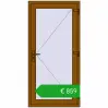 Pricing Drzwi zewnętrzne 900x1850 mm DOOR KORSA OPTIMUM REHAU BRILLANT GOLDEN OAK dwustronny. Price: 859,25 €