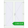 Pricing Entrance doors 1630x2250 mm DOOR KORSA ENERGY-SAVING REHAU SYNEGO RAL 9016 Traffic white two-sided. Price: 2 889.53 EUR