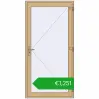Pricing Entrance doors 1100x2200 mm DOOR ALU STANDARD 72 RAL 1001 Beige two-sided. Price: 1251,24 €
