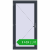 Ustalenie cen Drzwi zewnętrzne 1100x2200 mm DOOR KORSA ENERGY-SAVING REHAU SYNEGO ANTHRACITE_GREY_STRUKTURAL dwustronny. Cena: 1 483.17 EUR