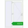 Ustalenie cen Drzwi zewnętrzne 1400x2100 mm DOOR OPTIMUM REHAU BRILLANT RAL 9016 Traffic white dwustronny. Cena: 1002,93 €