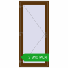 Pricing Entrance doors 930x2080 mm DOOR KORSA OPTIMUM REHAU BRILLANT WALNUT two-sided. Price: 3 309.52 PLN