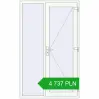 Ustalenie cen Drzwi zewnętrzne 1280x2100 mm DOOR KORSA OPTIMUM REHAU BRILLANT RAL 9016 Traffic white dwustronny. Cena: 4737,12 zł