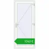 Pricing Entrance doors 900x2100 mm DOOR ALU STANDARD 72 RAL 9016 Traffic white two-sided. Price: 1062,75 €