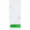 Pricing Entrance doors 900x2450 mm DOOR KORSA OPTIMUM REHAU BRILLANT RAL 9016 Traffic white two-sided. Price: 707,46 €