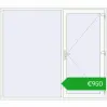 Ustalenie cen Drzwi zewnętrzne 2400x2100 mm DOOR OPTIMUM REHAU BRILLANT RAL 9016 Traffic white dwustronny. Cena: 950,10 €