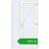 Ustalenie cen Drzwi zewnętrzne 1200x2200 mm DOOR OPTIMUM REHAU BRILLANT RAL 9016 Traffic white dwustronny. Cena: 4791,13 zł