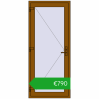 Pricing Entrance doors 900x2100 mm DOOR KORSA OPTIMUM REHAU BRILLANT GOLDEN OAK two-sided. Price: 790,49 €