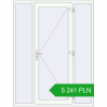 Pricing Entrance doors 1650x2145 mm DOOR KORSA OPTIMUM REHAU BRILLANT RAL 9016 Traffic white two-sided. Price: 5 240.77 PLN