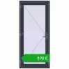 Ustalenie cen Drzwi zewnętrzne 900x2000 mm DOOR OPTIMUM REHAU BRILLANT ANTHRACITE_GREY_STRUKTURAL dwustronny. Cena: 898,47 €