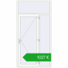 Ustalenie cen Drzwi zewnętrzne 1380x2700 mm DOOR OPTIMUM REHAU BRILLANT RAL 9016 Traffic white dwustronny. Cena: 1026,71 €