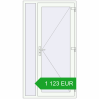 Ustalenie cen Drzwi zewnętrzne 1150x2100 mm DOOR KORSA OPTIMUM REHAU BRILLANT RAL 9016 Traffic white dwustronny. Cena: 1 122.68 EUR