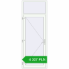 Ustalenie cen Drzwi zewnętrzne 950x2575 mm DOOR KORSA OPTIMUM REHAU BRILLANT RAL 9016 Traffic white dwustronny. Cena: 4 306.71 PLN