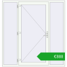 Pricing Entrance doors 2000x2095 mm DOOR OPTIMUM REHAU BRILLANT RAL 9016 Traffic white two-sided. Price: 887,75 €