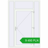 Pricing Entrance doors 1650x2460 mm DOOR KORSA OPTIMUM REHAU BRILLANT BLACK_BROWN external. Price: 9 494.63 PLN