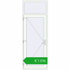 Ustalenie cen Drzwi zewnętrzne 900x2500 mm DOOR KORSA ENERGY-SAVING REHAU SYNEGO RAL 9016 Traffic white dwustronny. Cena: 1016,00 €