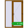 Pricing Entrance doors 1400x2100 mm DOOR KORSA OPTIMUM REHAU BRILLANT GOLDEN OAK two-sided. Price: 1388,39 €
