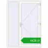 Ustalenie cen Drzwi zewnętrzne 1500x2100 mm DOOR KORSA ENERGY-SAVING REHAU SYNEGO RAL 9016 Traffic white dwustronny. Cena: 4428,35 zł