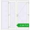 Pricing Entrance doors 2000x2100 mm DOOR KORSA OPTIMUM REHAU BRILLANT RAL 9016 Traffic white two-sided. Price: 6348,01 zł
