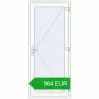 Pricing Entrance doors 900x2100 mm DOOR KORSA OPTIMUM REHAU BRILLANT RAL 9016 Traffic white two-sided. Price: 964.35 EUR
