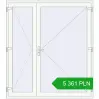 Pricing Entrance doors 1880x2100 mm DOOR KORSA OPTIMUM REHAU BRILLANT RAL 9016 Traffic white two-sided. Price: 5361,21 zł