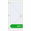 Ustalenie cen Drzwi zewnętrzne 1000x2100 mm DOOR KORSA OPTIMUM REHAU BRILLANT RAL 9016 Traffic white dwustronny. Cena: 881,91 €