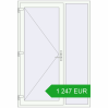 Pricing Entrance doors 1450x2115 mm DOOR KORSA OPTIMUM REHAU BRILLANT RAL 9016 Traffic white two-sided. Price: 1 247.41 EUR