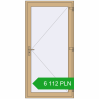 Pricing Entrance doors 1100x2200 mm DOOR KORSA ALU STANDARD 72 RAL 1001 Beige two-sided. Price: 6 111.76 PLN