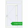 Pricing Entrance doors 1400x2300 mm DOOR KORSA OPTIMUM REHAU BRILLANT RAL 9016 Traffic white two-sided. Price: 4 944.03 PLN