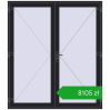 Ustalenie cen Drzwi zewnętrzne 2000x2280 mm DOOR KORSA ENERGY-SAVING REHAU SYNEGO BLACK_ULTI-MATT dwustronny. Cena: 8104,83 zł