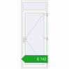 Ustalenie cen Drzwi zewnętrzne 900x2300 mm DOOR KORSA OPTIMUM REHAU BRILLANT RAL 9016 Traffic white dwustronny. Cena: 989,15 €