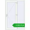 Pricing Entrance doors 1400x2100 mm DOOR KORSA ALU STANDARD 72 RAL 9016 Traffic white two-sided. Price: 5092,67 zł