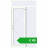 Ustalenie cen Drzwi zewnętrzne 1400x2500 mm DOOR KORSA OPTIMUM REHAU BRILLANT RAL 9016 Traffic white dwustronny. Cena: 1023,03 €