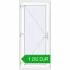 Pricing Entrance doors 900x2010 mm DOOR KORSA ALU STANDARD 72 RAL 9016 Traffic white two-sided. Price: 1 252.33 EUR