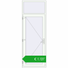 Ustalenie cen Drzwi zewnętrzne 900x2500 mm DOOR KORSA ENERGY-SAVING REHAU SYNEGO RAL 9016 Traffic white dwustronny. Cena: 1136,81 €