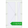 Pricing Entrance doors 1285x2210 mm DOOR KORSA OPTIMUM REHAU BRILLANT RAL 9016 Traffic white two-sided. Price: 7 132.29 PLN