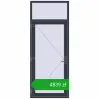 Ustalenie cen Drzwi zewnętrzne 1000x2500 mm DOOR KORSA ENERGY-SAVING REHAU SYNEGO ANTHRACITE_GREY_STRUKTURAL dwustronny. Cena: 4839,38 zł