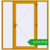Pricing Entrance doors 2000x2100 mm DOOR KORSA ALU STANDARD 72 RAL 1006 Maize yellow two-sided. Price: 9 073.5 PLN