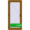 Pricing Entrance doors 950x2040 mm DOOR KORSA OPTIMUM REHAU BRILLANT GOLDEN OAK two-sided. Price: 1103,81 €