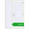 Ustalenie cen Drzwi zewnętrzne 1400x2100 mm DOOR ALU STANDARD 72 RAL 9016 Traffic white dwustronny. Cena: 1422,92 €