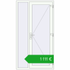 Ustalenie cen Drzwi zewnętrzne 1200x2200 mm DOOR KORSA OPTIMUM REHAU BRILLANT RAL 9016 Traffic white dwustronny. Cena: 1111,39 €