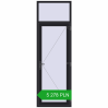 Pricing Entrance doors 900x2750 mm DOOR KORSA OPTIMUM REHAU BRILLANT BLACK_ULTI-MATT two-sided. Price: 5 278.15 PLN