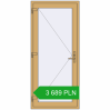 Pricing Entrance doors 900x2010 mm DOOR KORSA ALU STANDARD 72 RAL 1002 Sand yellow two-sided. Price: 3 689.17 PLN