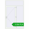 Pricing Entrance doors 1700x2600 mm DOOR KORSA OPTIMUM REHAU BRILLANT RAL 9016 Traffic white two-sided. Price: 5 593.83 PLN