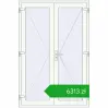 Pricing Entrance doors 1400x2100 mm DOOR KORSA ALU STANDARD 72 RAL 9016 Traffic white two-sided. Price: 6313,18 zł