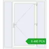 Pricing Entrance doors 1850x2070 mm DOOR KORSA OPTIMUM REHAU BRILLANT RAL 9016 Traffic white two-sided. Price: 6 479.98 PLN