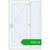 Pricing Drzwi zewnętrzne 1400x2100 mm DOOR OPTIMUM REHAU BRILLANT RAL 9016 Traffic white dwustronny. Price: 4321,24 zł