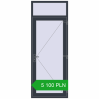 Pricing Entrance doors 950x2500 mm DOOR KORSA OPTIMUM REHAU BRILLANT ANTHRACITE_GREY_STRUKTURAL two-sided. Price: 5 100.32 PLN