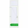 Pricing Entrance doors 800x2600 mm DOOR KORSA OPTIMUM REHAU BRILLANT RAL 9016 Traffic white two-sided. Price: 4 231.35 PLN