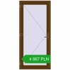 Pricing Entrance doors 1000x2200 mm DOOR KORSA OPTIMUM REHAU BRILLANT WALNUT two-sided. Price: 4 967.17 PLN